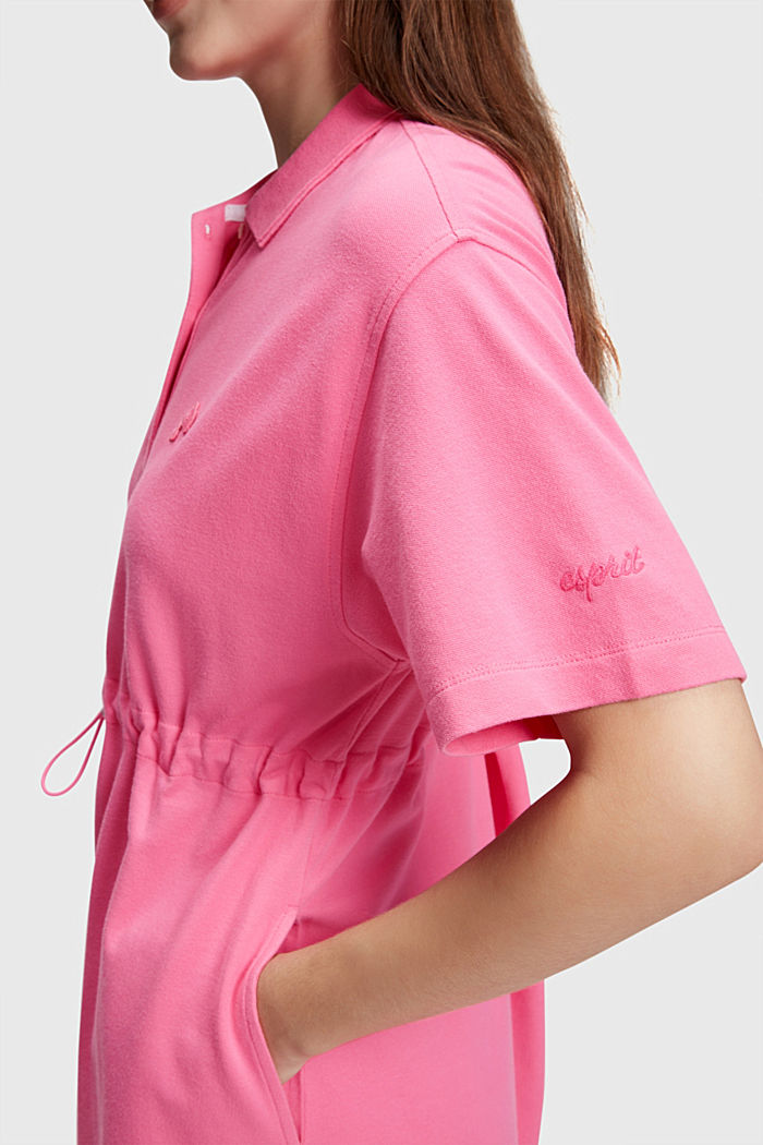 Dolphin Tennis Club Pleated Polo Dress, PINK, detail-asia image number 2