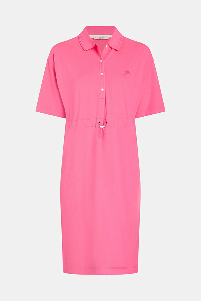 Dolphin Tennis Club Pleated Polo Dress, PINK, detail-asia image number 4