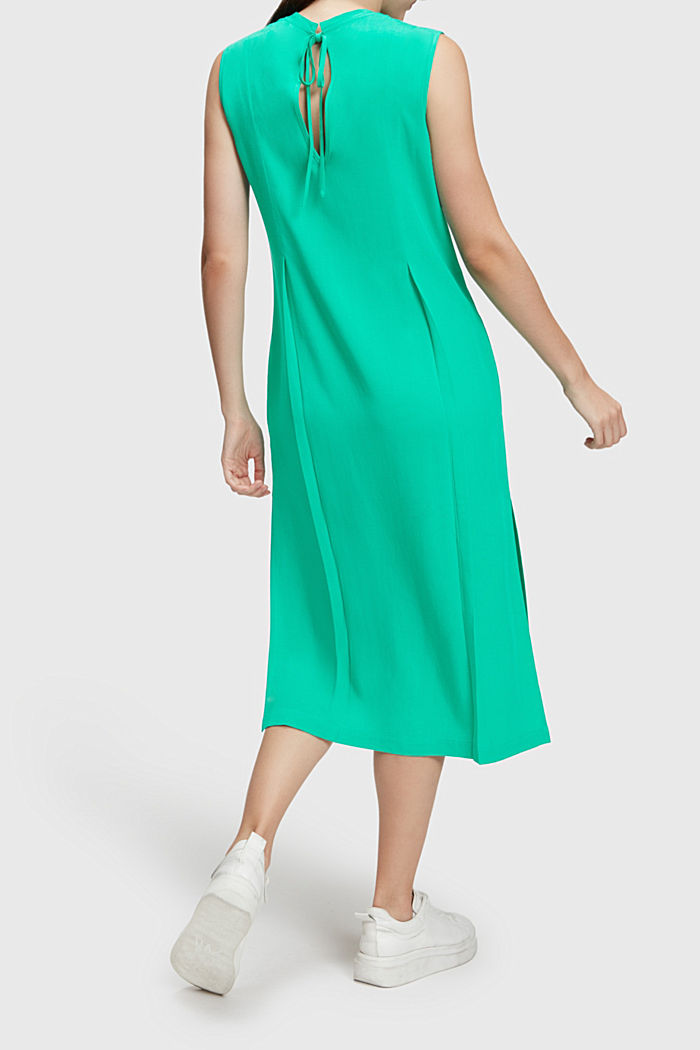 Rayon Silk 背心裙, 綠色, detail-asia image number 1