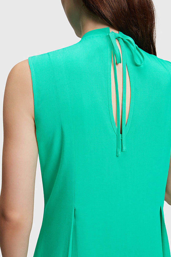 Rayon Silk 背心裙, 綠色, detail-asia image number 2