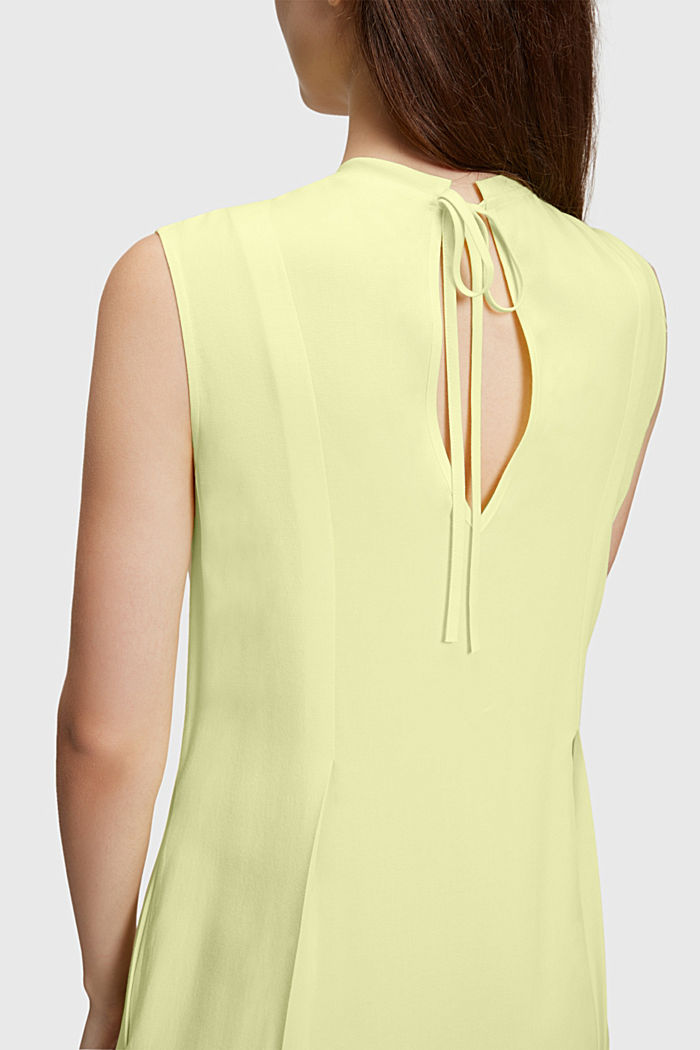 RAYON SILK 背心裙, LIME YELLOW, detail-asia image number 2
