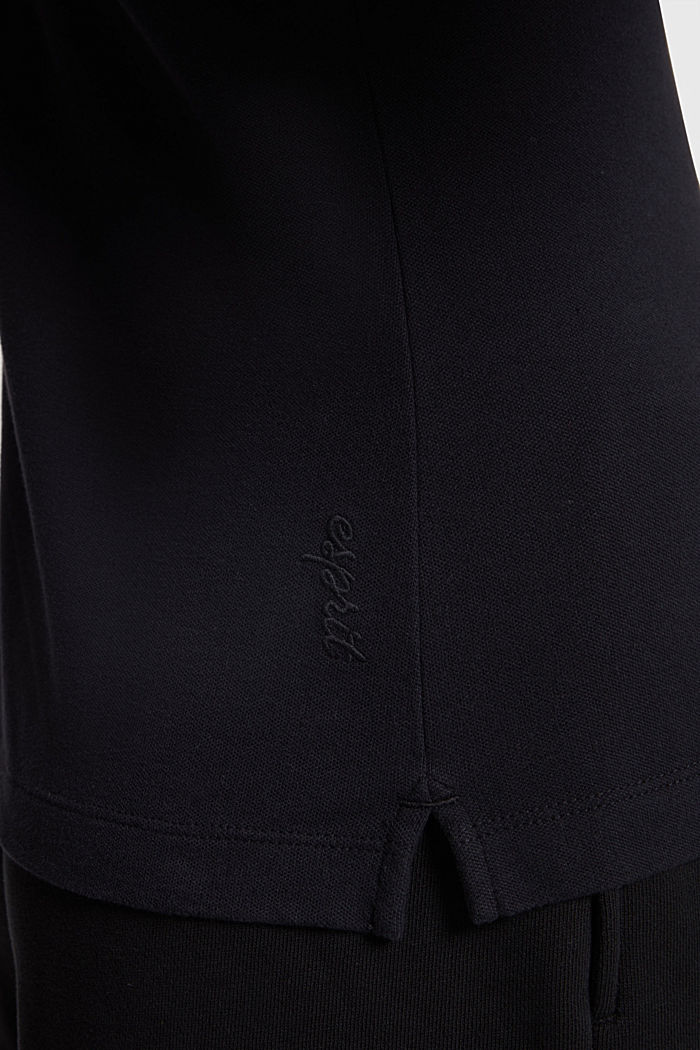 Dolphin Tennis Club 經典 Polo 衫, BLACK, detail-asia image number 3
