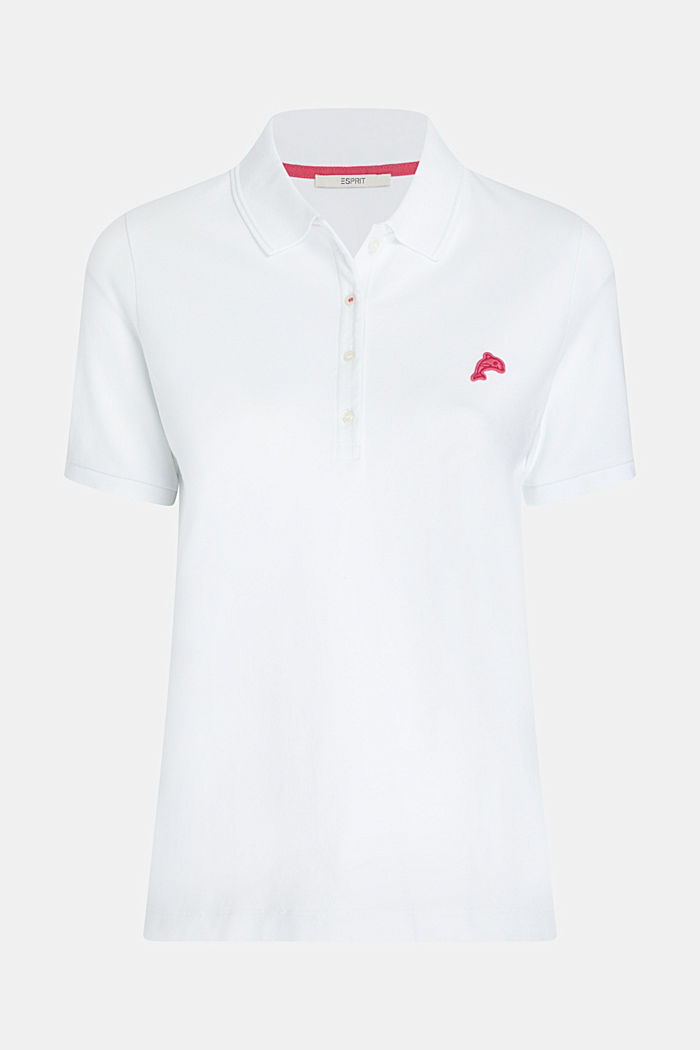 Polo shirts, WHITE, detail-asia image number 4