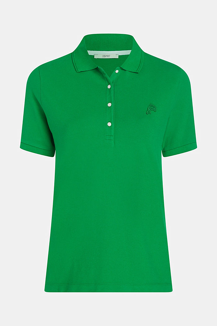 Dolphin Tennis Club Classic Polo, GREEN, detail-asia image number 4