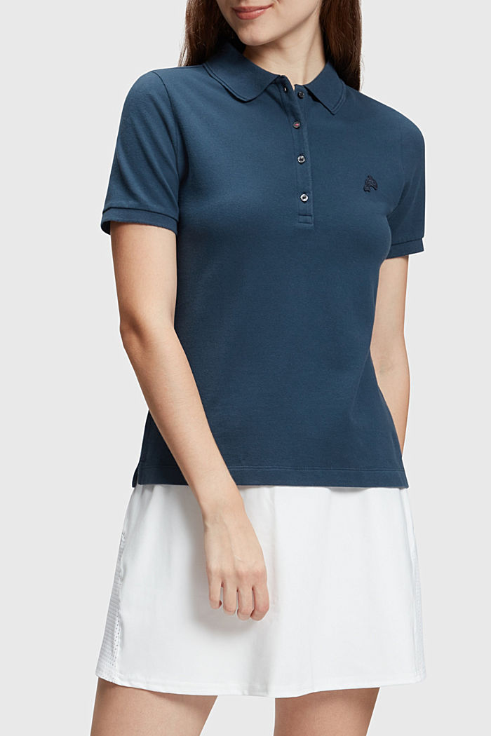 Dolphin Tennis Club  클래식 폴로, NAVY, detail-asia image number 0