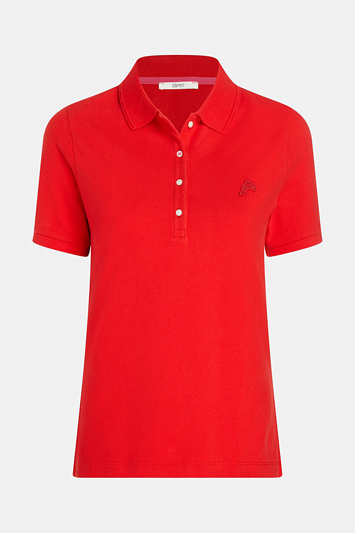 Polo shirts, RED, detail-asia image number 4