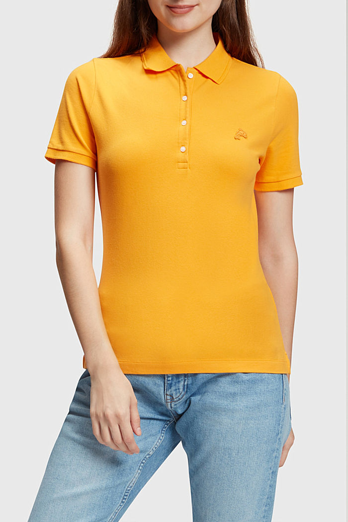 Dolphin Tennis Club Classic Polo, ORANGE, detail-asia image number 0