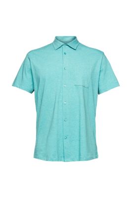 ESPRIT Chemise en jersey chiné