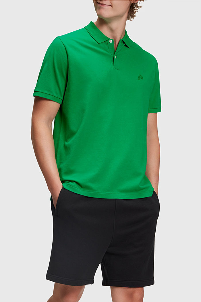Dolphin Tennis Club Classic Polo, GREEN, detail-asia image number 0