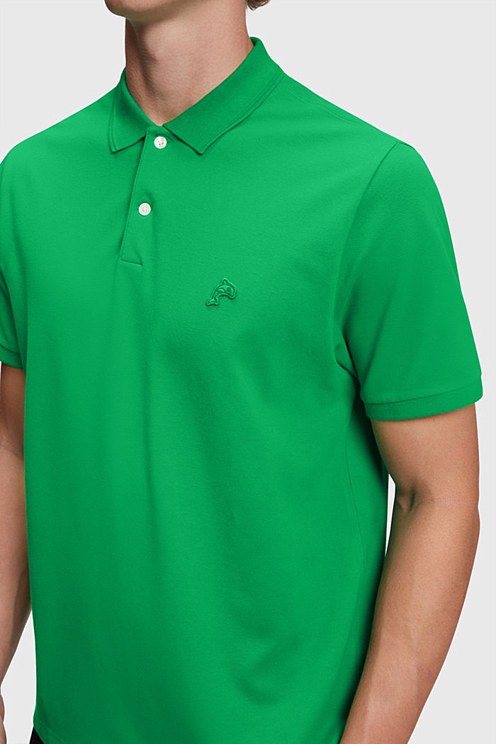 Dolphin Tennis Club Classic Polo, GREEN, detail-asia image number 2