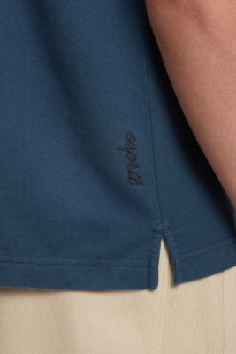 Dolphin Tennis Club  클래식 폴로, DARK BLUE, detail-asia image number 2