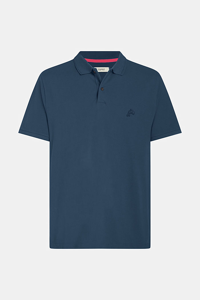 Dolphin Tennis Club Classic Polo, DARK BLUE, detail-asia image number 4
