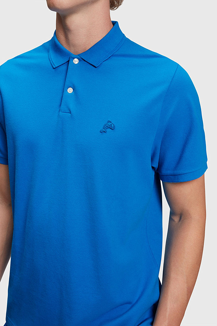 Dolphin Tennis Club Classic Polo, BLUE, detail-asia image number 2