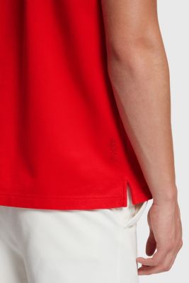 Dolphin Tennis Club  클래식 폴로, RED, detail-asia image number 3