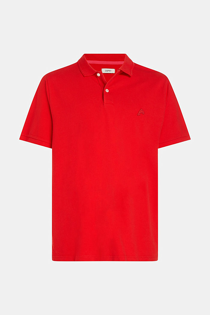 Dolphin Tennis Club 經典 Polo 衫, RED, detail-asia image number 4
