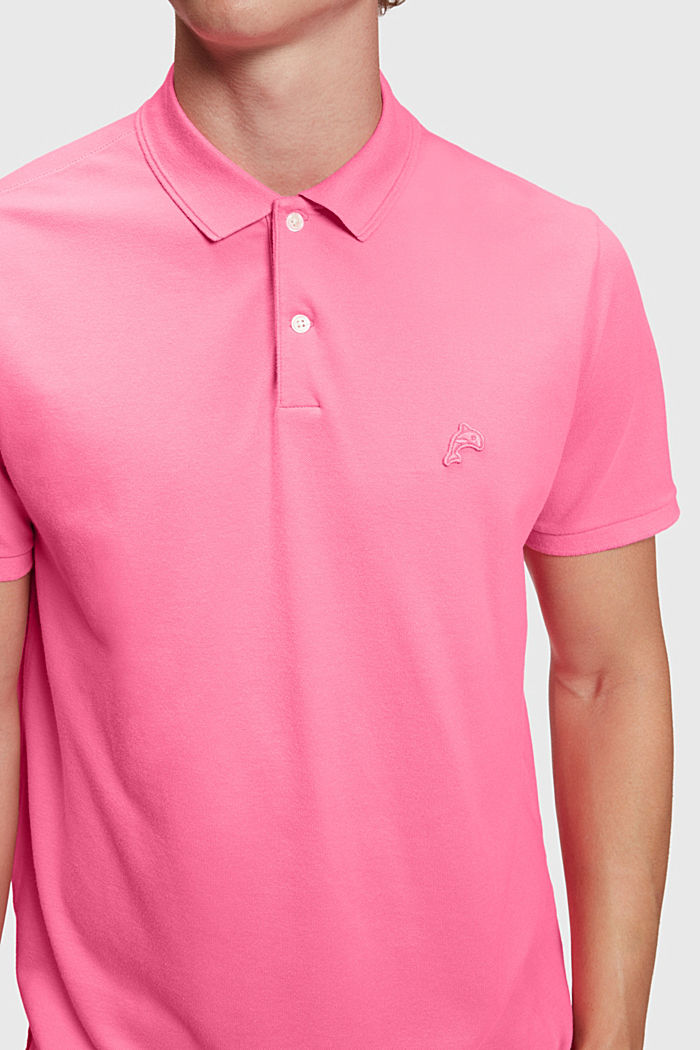 Dolphin Tennis Club 經典 Polo 衫, PINK, detail-asia image number 3