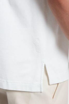 Dolphin Tennis Club 鬆身 Polo 衫, 白色, detail-asia image number 3