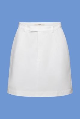 Woven mini skirt, 100% cotton