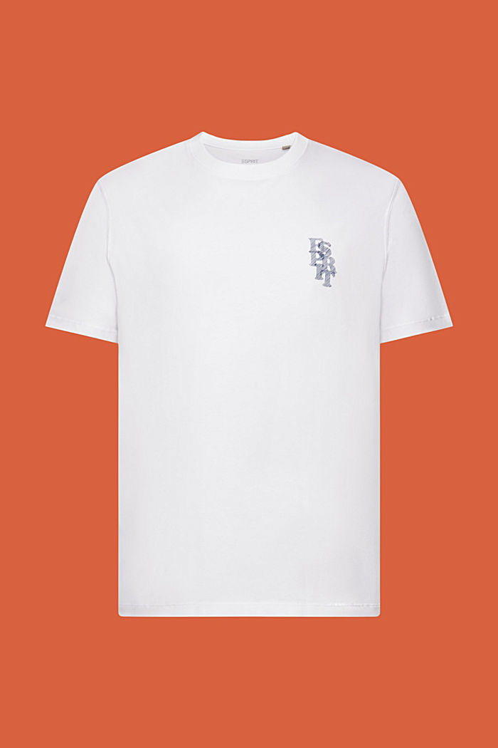 純棉LOGO標誌T恤, 白色, detail-asia image number 6
