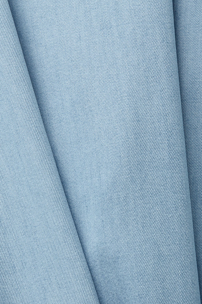 TENCEL™牛仔風長款連身褲, 淺藍色, detail-asia image number 4