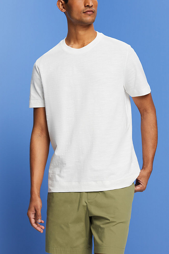 100%純棉平織布T恤衫, 冰藍色, detail-asia image number 0
