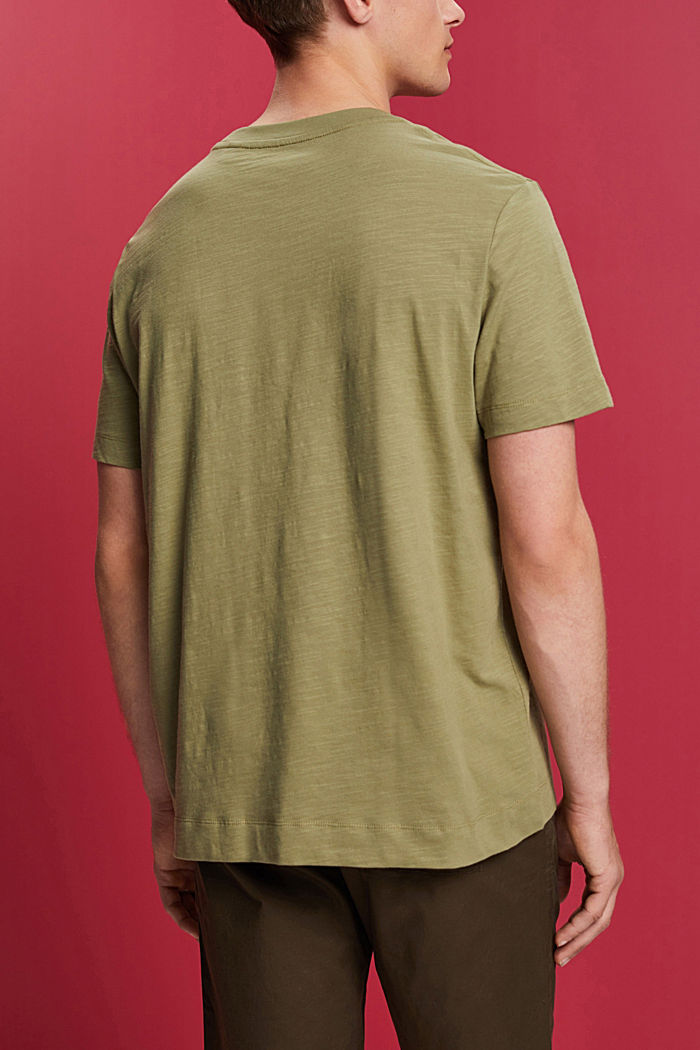 Jersey t-shirt, 100% cotton, LIGHT KHAKI, detail-asia image number 3