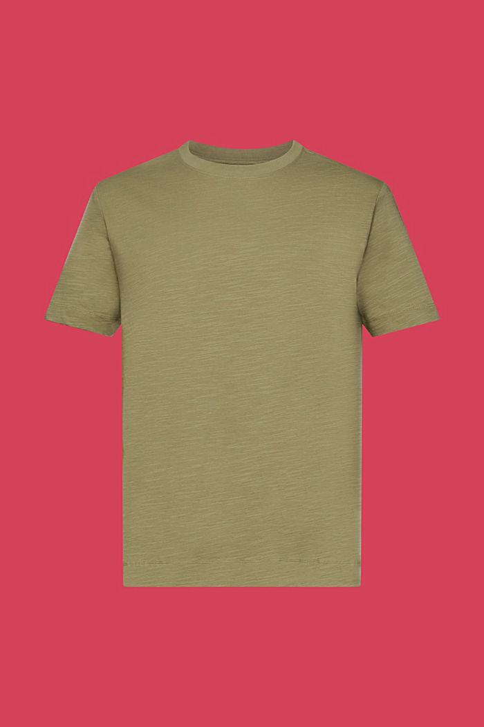 Jersey t-shirt, 100% cotton, LIGHT KHAKI, detail-asia image number 6