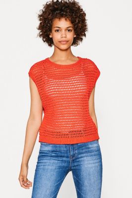 edc - Airy openwork tank top at our Online Shop