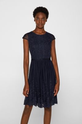 Esprit Tulle dress with tonal embroidery at our Online Shop