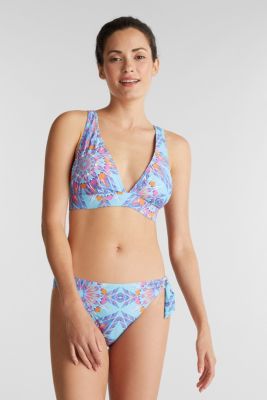 Esprit Padded bikini top with a print at our Online Shop
