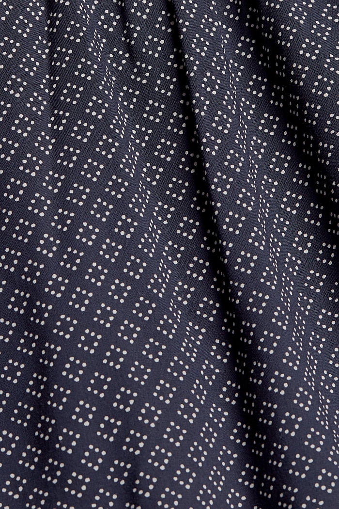 Shorts con vita elastica in LENZING™ ECOVERO™, NAVY, detail image number 4