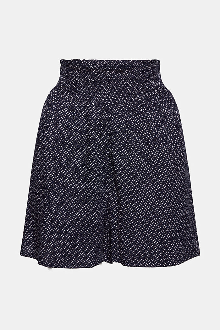 Shorts con vita elastica in LENZING™ ECOVERO™, NAVY, detail image number 5