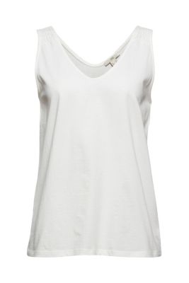 EDC Débardeur à bretelles smockées