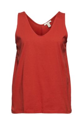 EDC Débardeur à bretelles smockées