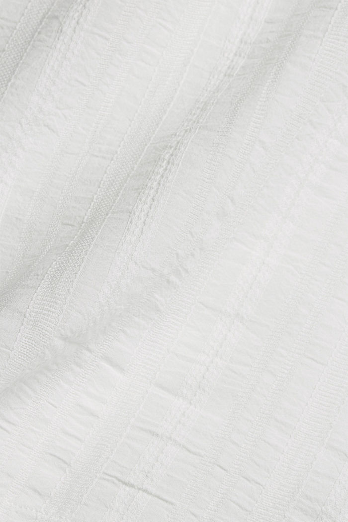 Top con cuello halter y algodón ecológico, OFF WHITE, detail image number 4
