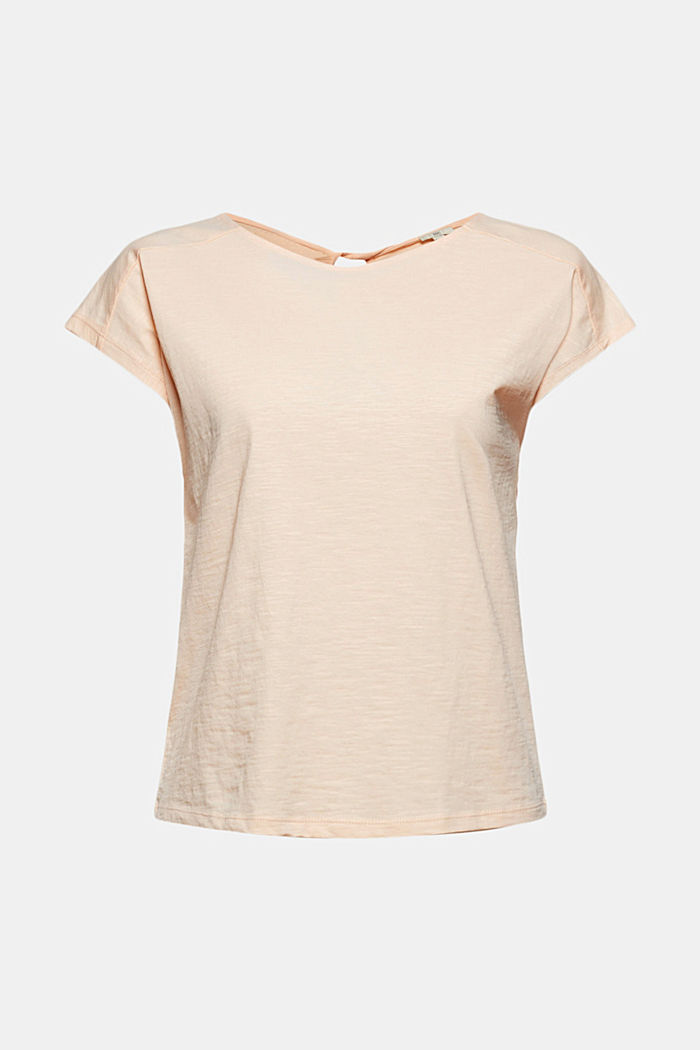 Sleeveless top with knots, organic cotton