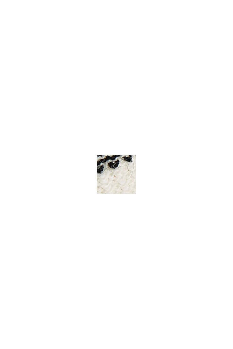 Midikleid mit Streifen aus Bio-Baumwollmix, OFF WHITE, swatch