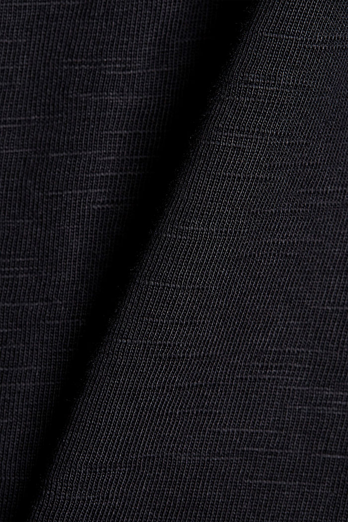 Midikleid mit Bindeträgern, 100% Bio-Baumwolle, BLACK, detail image number 4