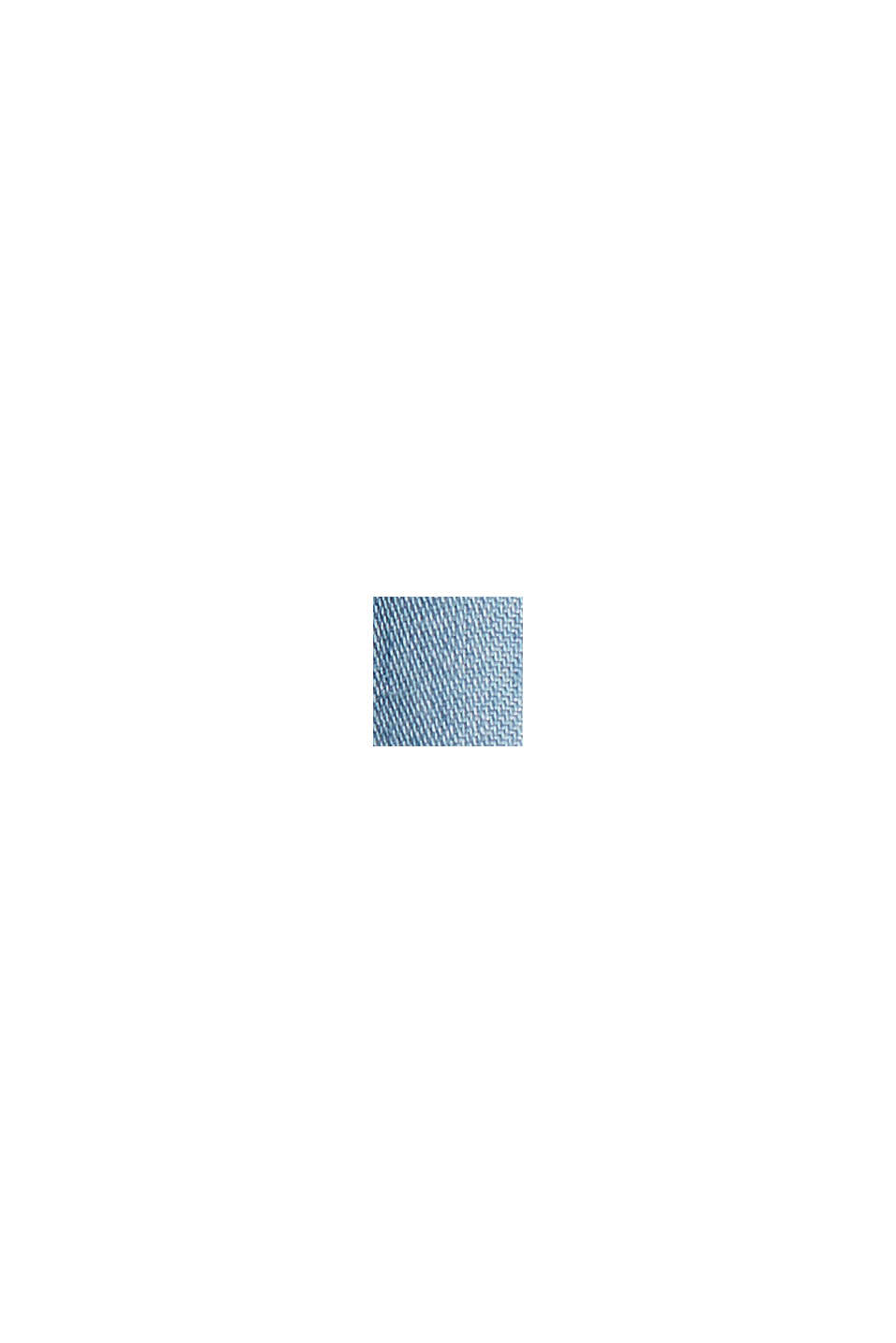 Z materiálu TENCEL™: džínová halenka s výšivkou, BLUE LIGHT WASHED, swatch