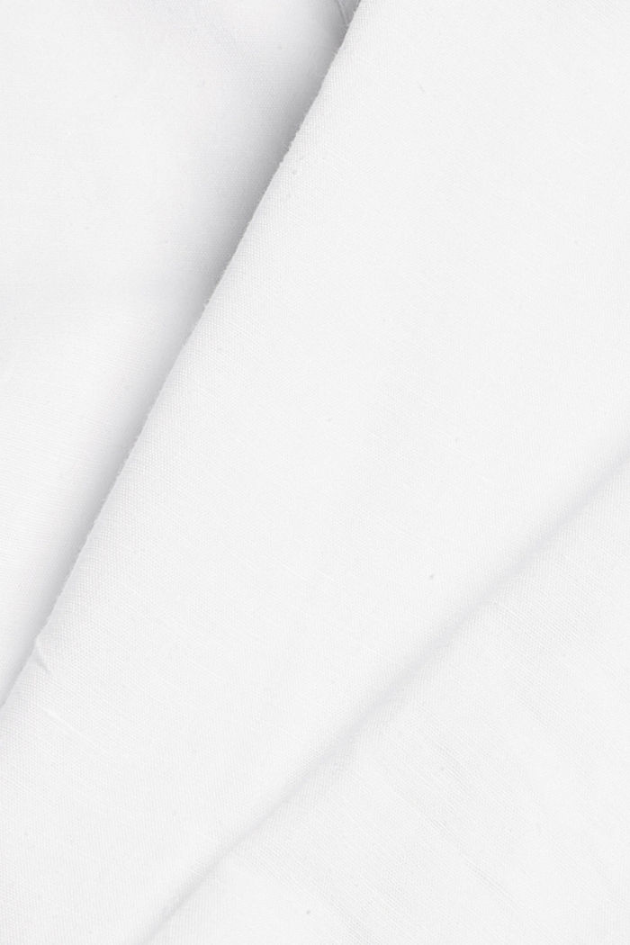 Con canapa: blusa con balza, WHITE, detail image number 4
