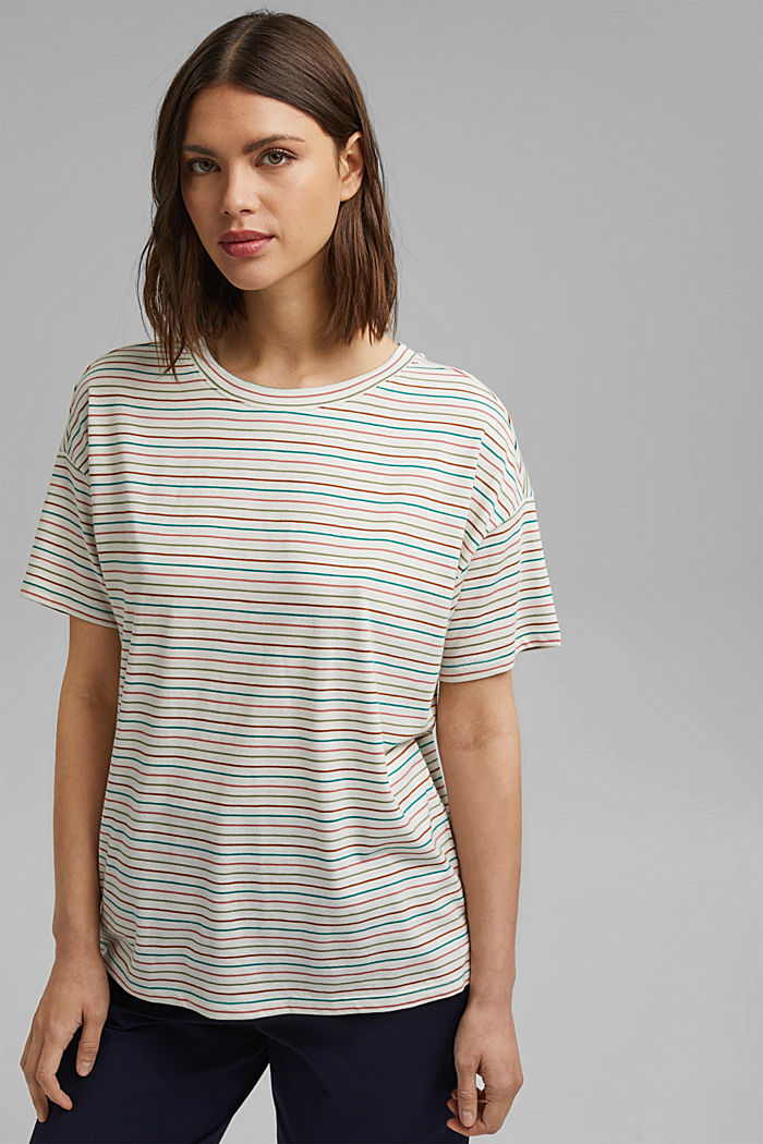 Striped T-shirt made of organic cotton/TENCEL™