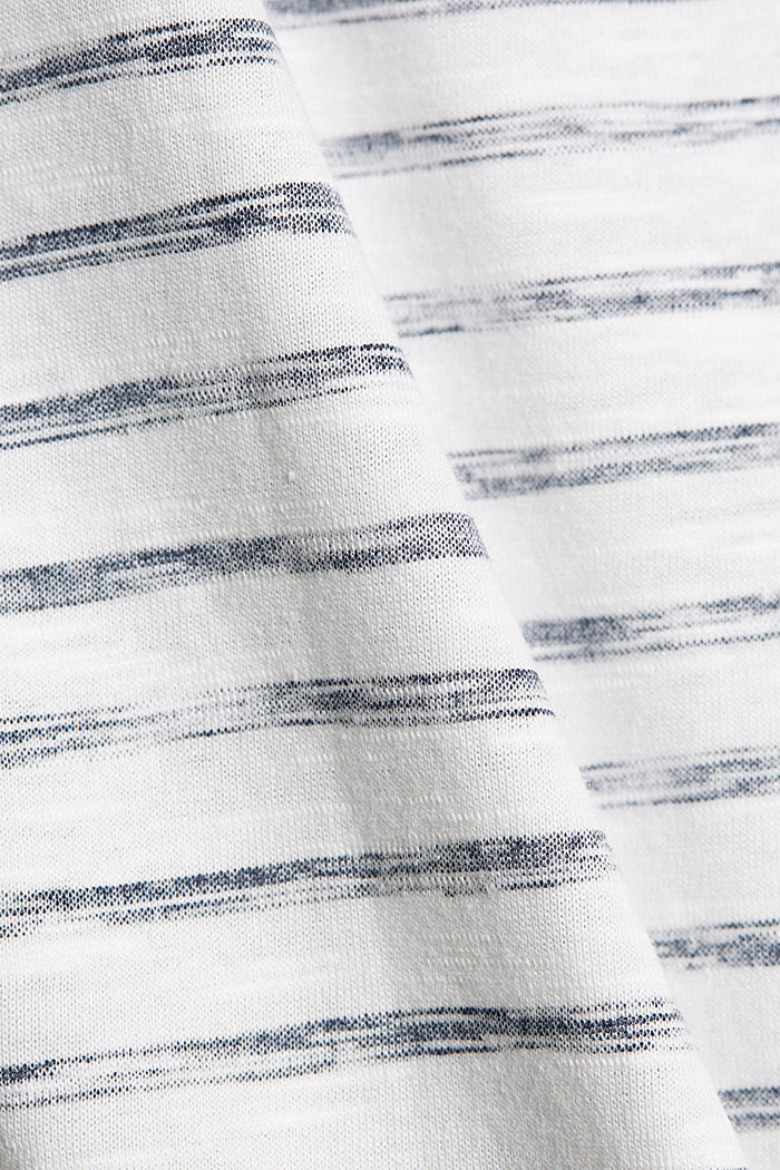 T-shirt met print, 100% organic cotton, OFF WHITE, detail image number 4