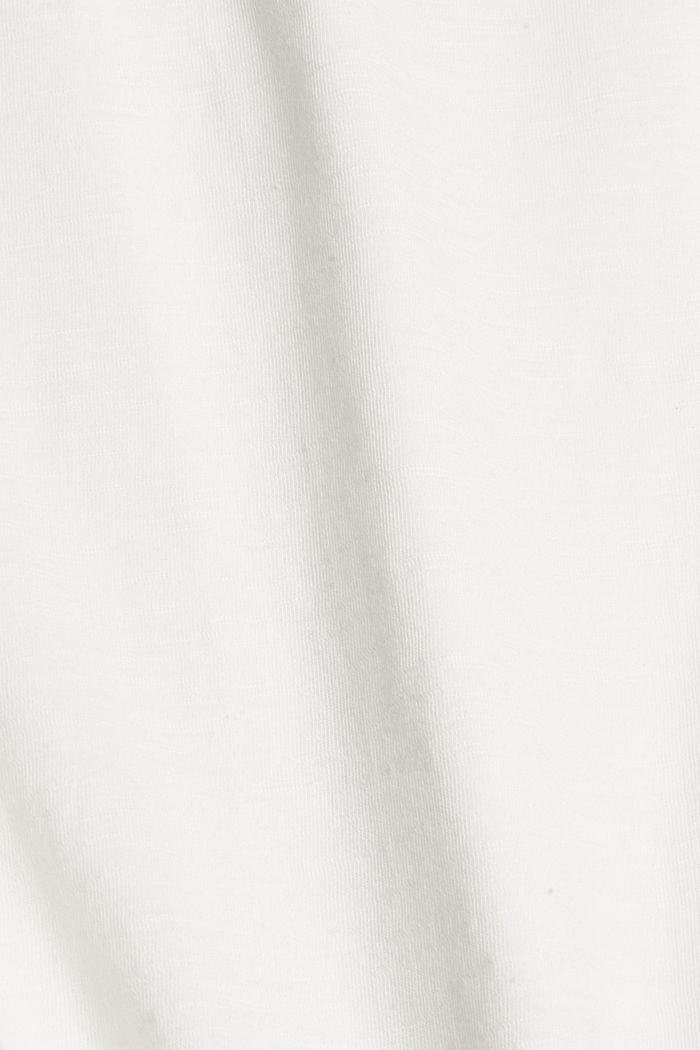 T-Shirt aus 100% Bio-Baumwolle, OFF WHITE, detail image number 4