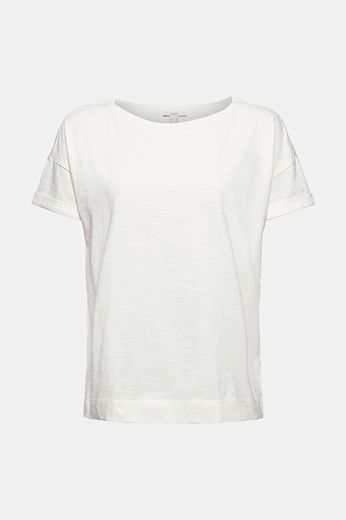 T-paita 100 % luomupuuvillaa, OFF WHITE, overview