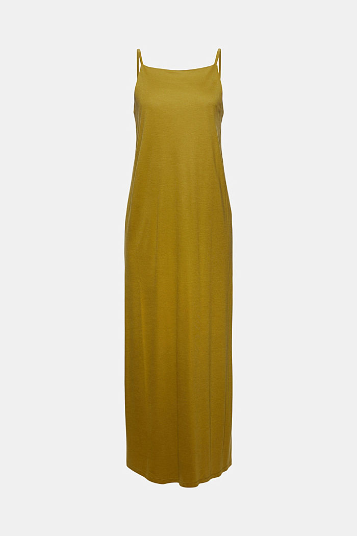 Made of TENCEL™: Jersey dress with back neckline