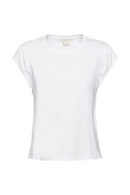 EDC T-shirt à épaules froncées