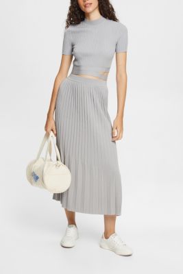 Pretty Pleats 미디 스커트, MEDIUM GREY, detail-asia image number 1