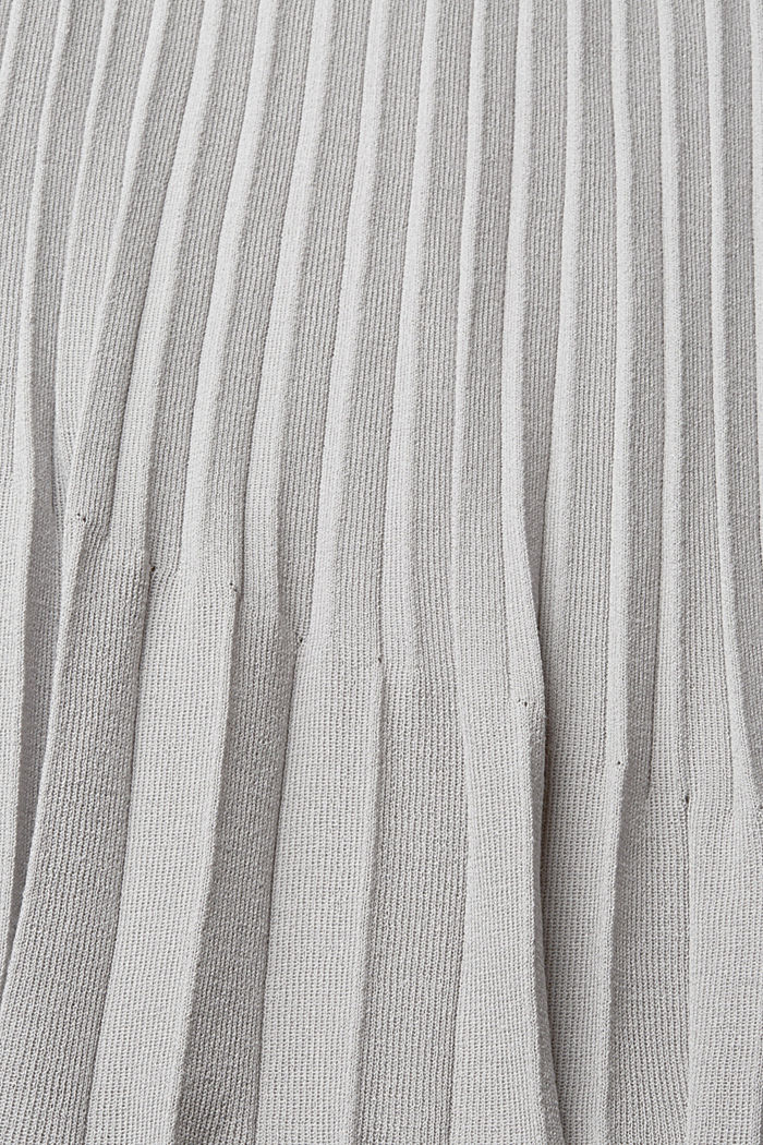 Pleated midi skirt, MEDIUM GREY, detail-asia image number 6