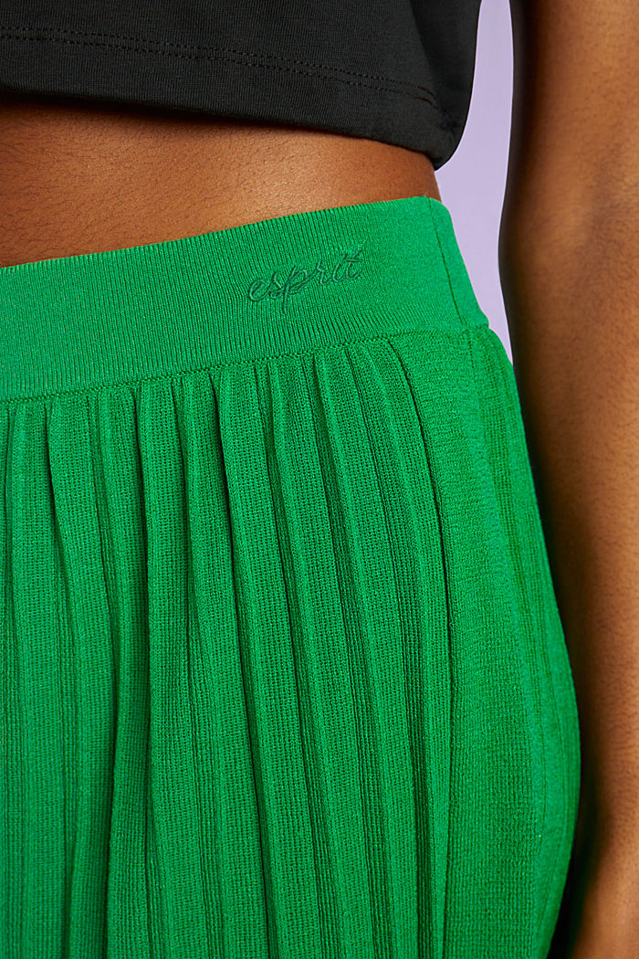 Pretty Pleats 半身中長裙, GREEN, detail image number 2