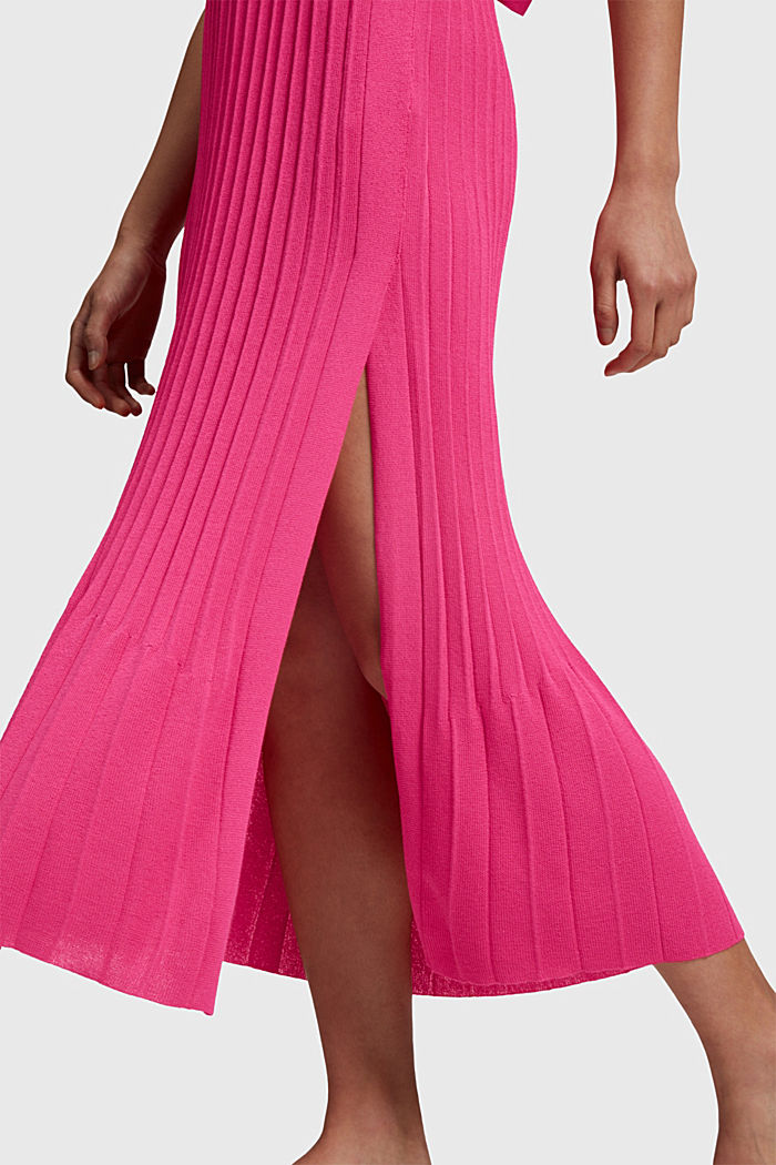 Pleated midi skirt, PINK FUCHSIA, detail-asia image number 3